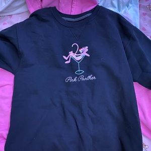 Pink panther crewneck